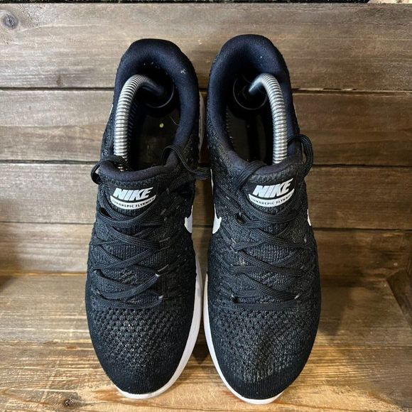 Womens Nike Lunarepic Flyknit 2 Black Athletic Running Sneakers Shoes Size 8.5 M - Picture 3 of 6